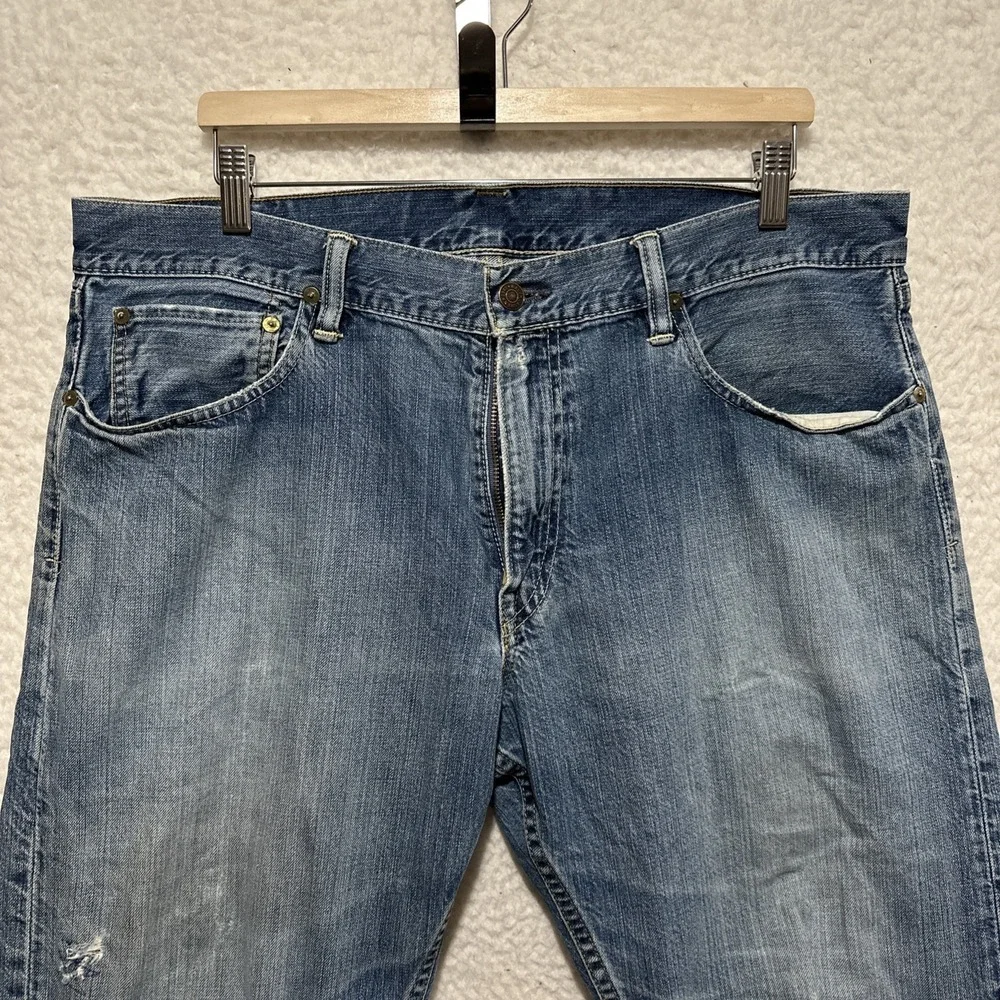 Polo‎ Ralph Lauren Vintage 67 Jeans Men's 36 Blue Denim Distressed Classic Fit